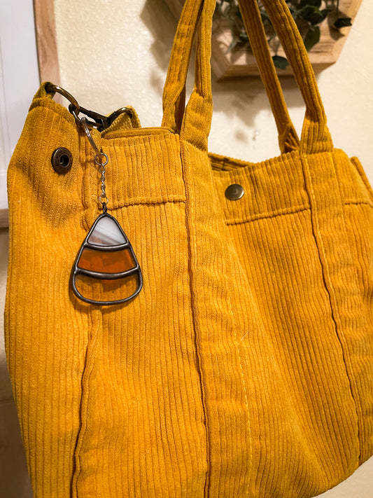 Candy Corn Tote Charm